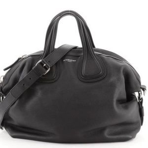 GIVENCHY Nightingale Leather Shoulder Bag